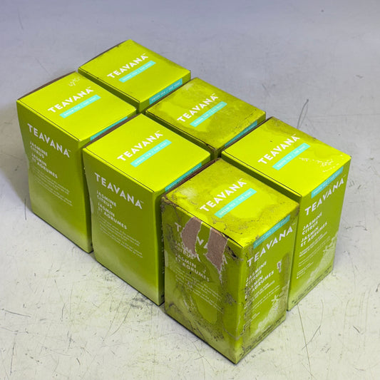 ZA@ STARBUCKS (6 PACK) Teavana Jasmine Citrus Green Tea 24 Bags Per Box BB 01/26 As-Is