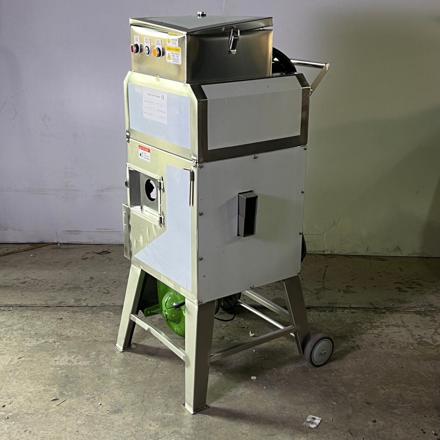 Fresh Corn Thresher 208V 18" x 18" x 48"H SLLIJX250307001 (AS-IS, Aesthetic Damage)