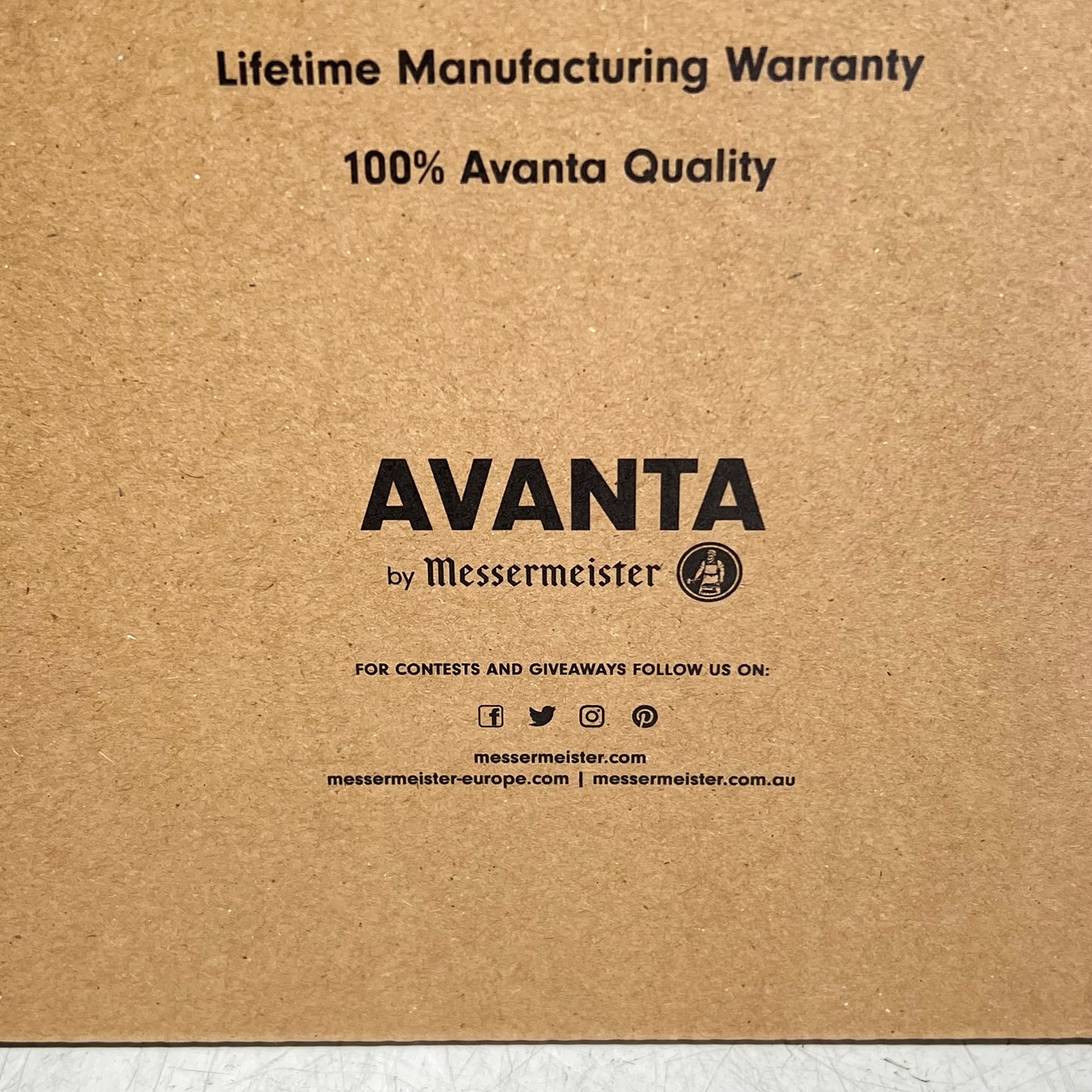MESSERMEISTER  (10 PIECE) Avanta Pakkawood Knife Set  Brazilian Brown  L8000-10S