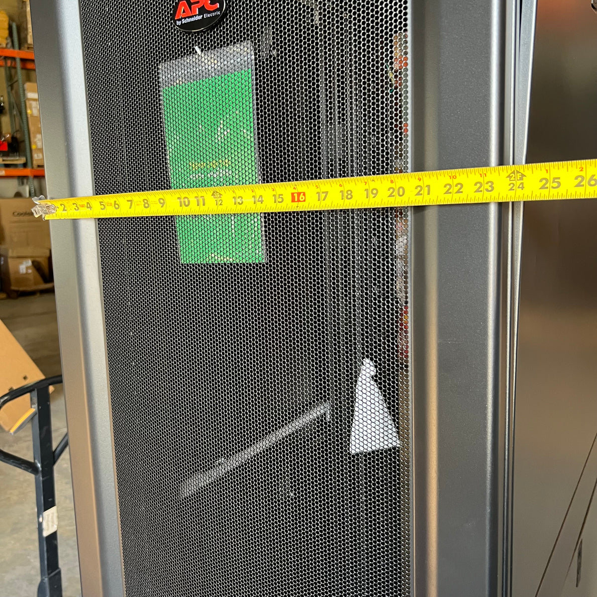 APC Netshelter Sx 42U Server Rack Enclosure Sz 24"W x 43"L x 78.5"H - Black AR3100