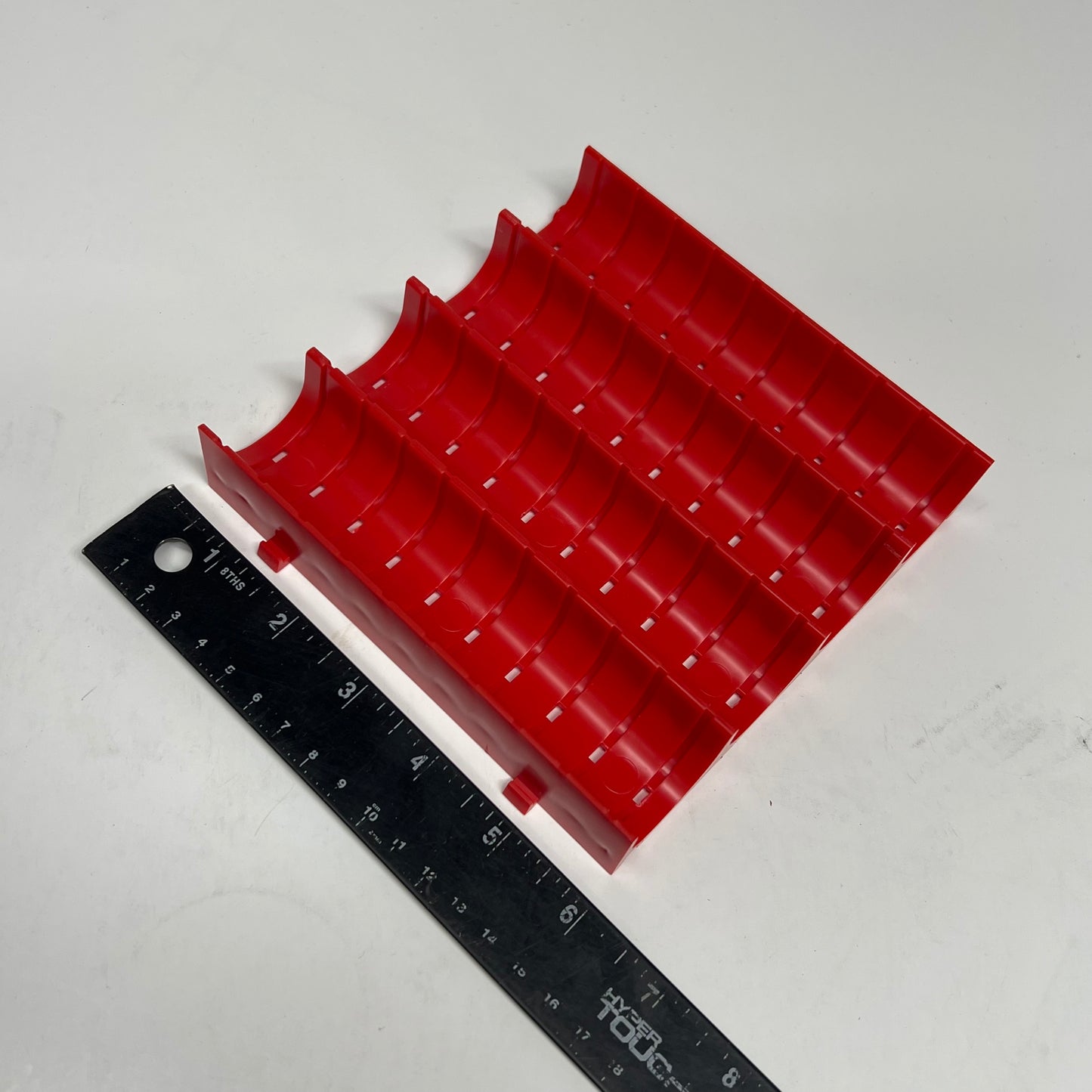 LISTA (6 PACK) Stanley Black & Decker Slotted Grooved Tray  6"x6" Red SGT-2-6