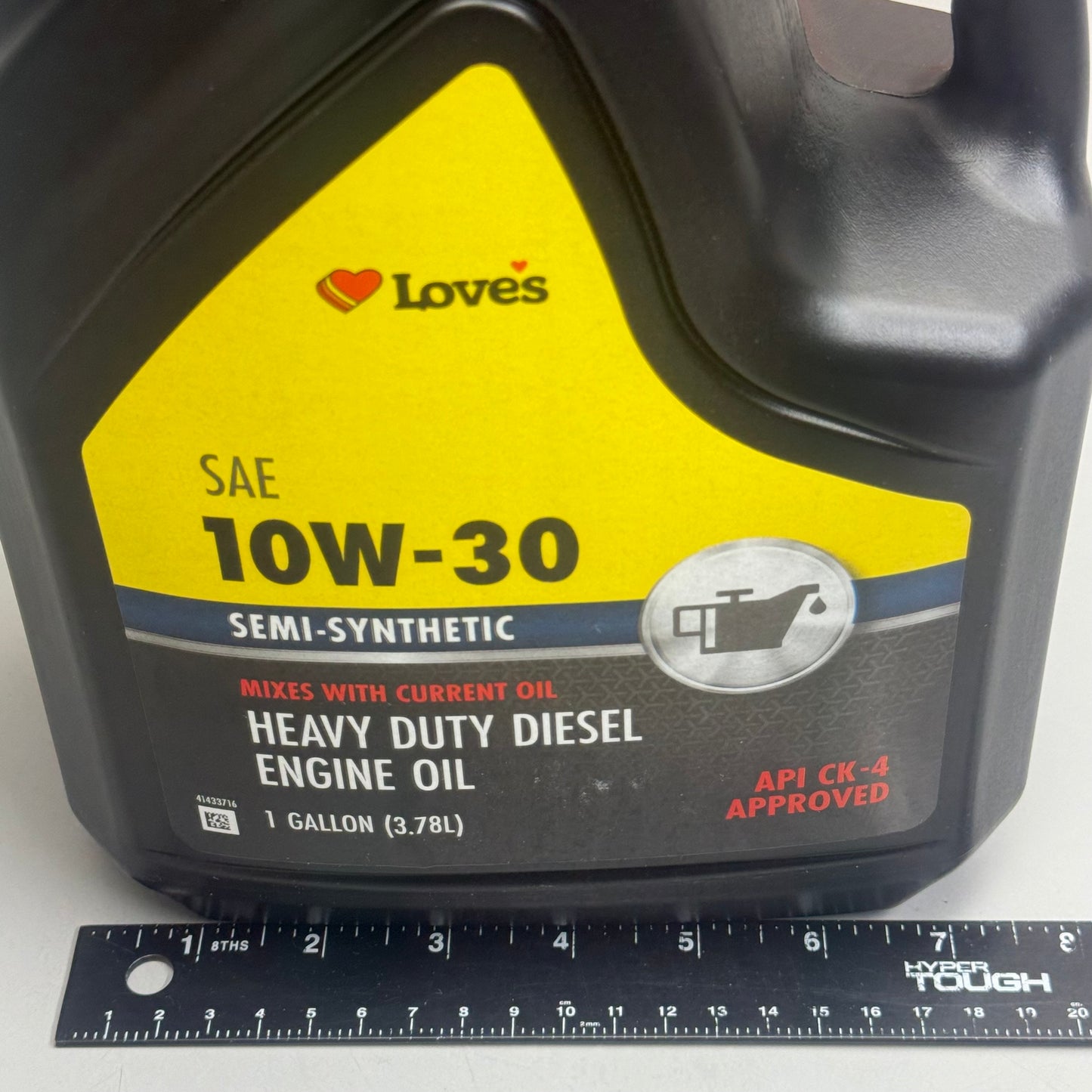 LOVES (3 PACK) SAE 10W-30 Semi-Synthetic Heavy Duty Diesel Engine oil 1 Gallon