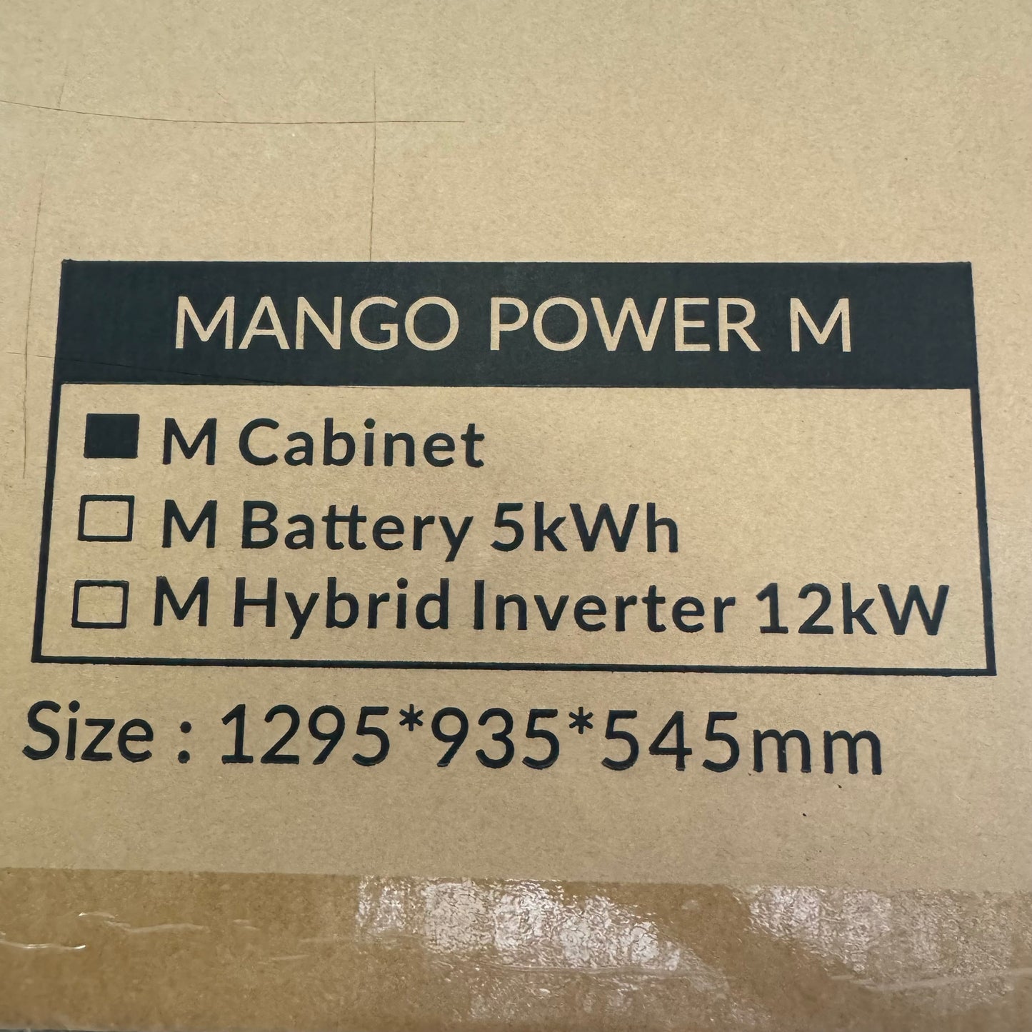 MANGO POWER Solar Home Battery M Cabinet For 15Kwh-20Kwh Batteries White (Cabinet Only)