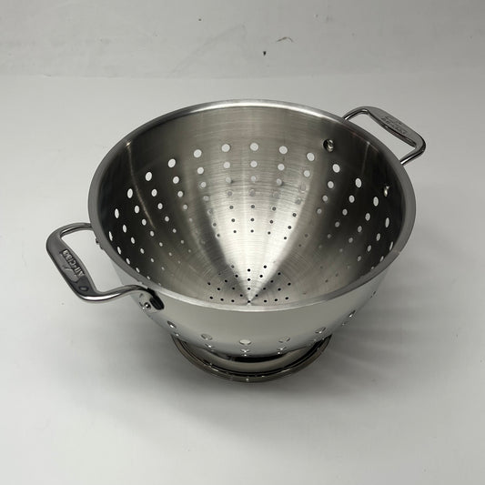 ALL-CLAD Heavy Gauge Stainless Steel Colander 5 Quart Silver 8700800484
