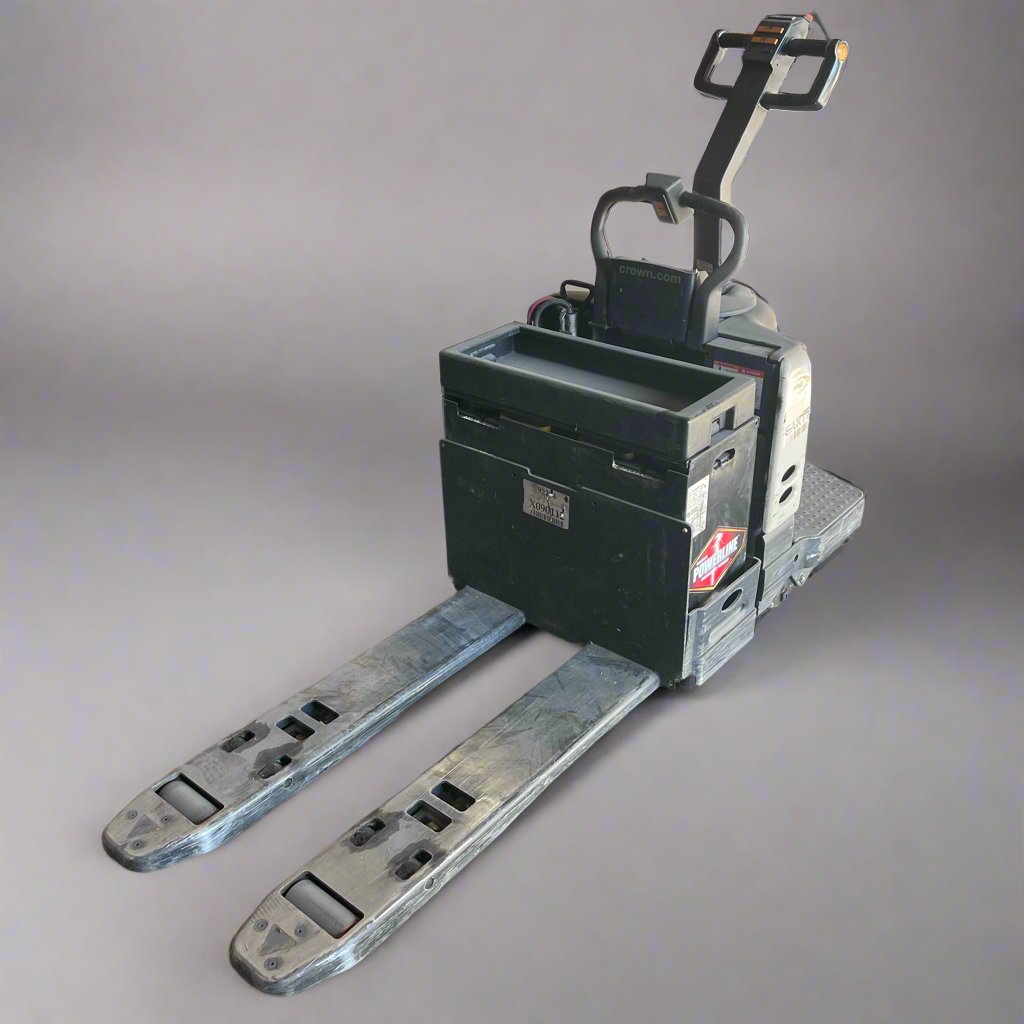 Z@ CROWN End Control Electric Pallet Jack PE 4500 Black & Grey (Used, Working)