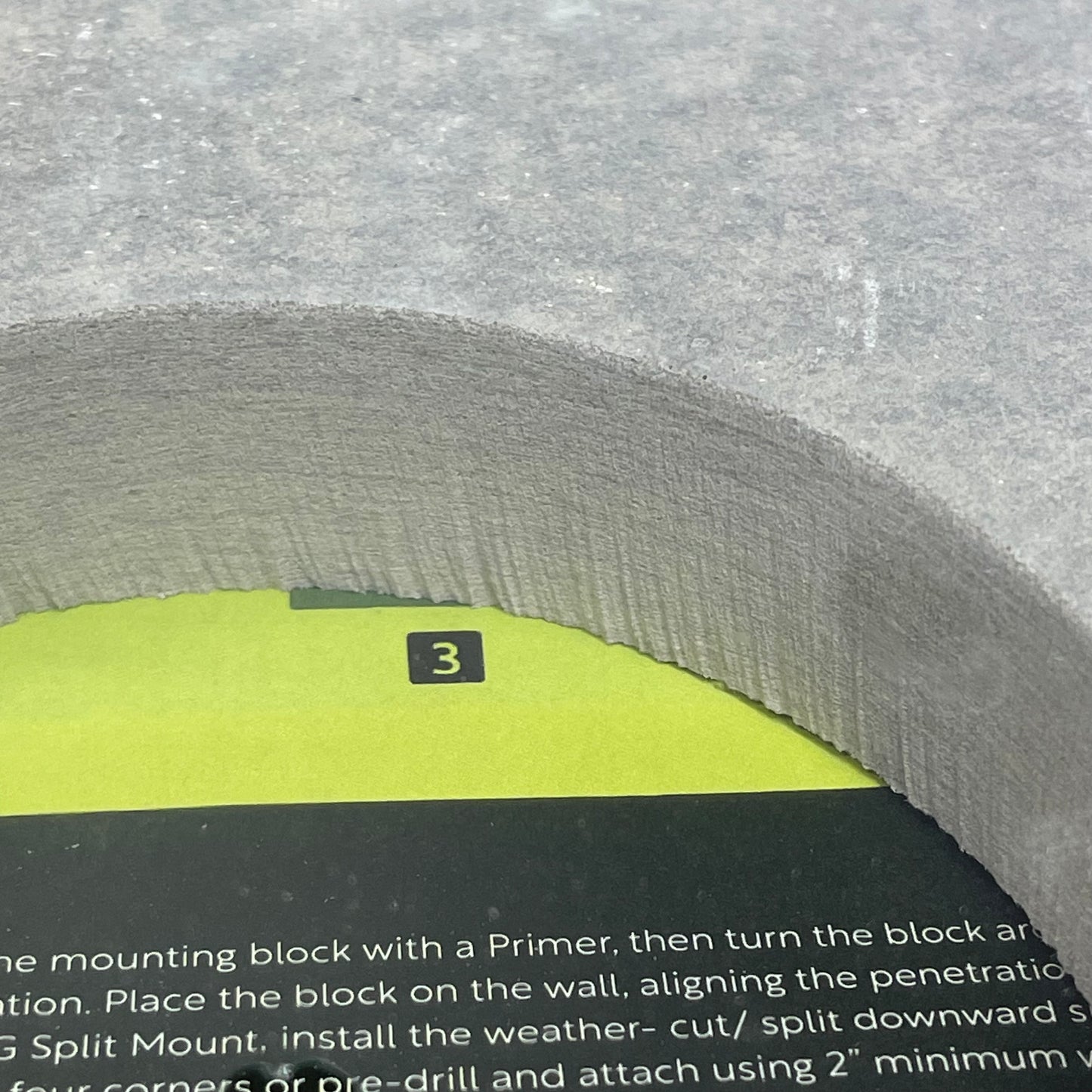 PORTLANDPRODUCTS (10 PACK) Primed Smooth Vent Block O/D 7.25" x 9.25" x I/D 4.25" Grey PPS307VB