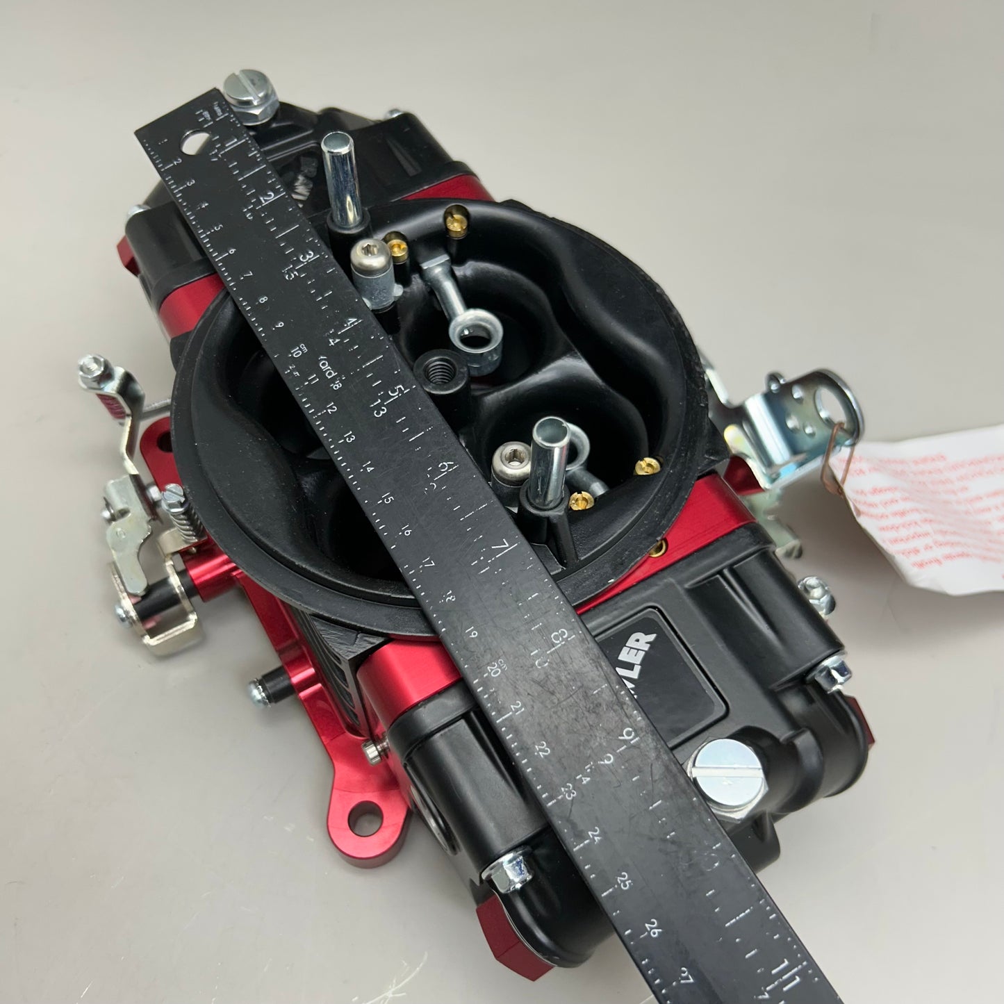 BRAWLER Race Carburetor Mechanical Secondary Red/Black BR67331-1