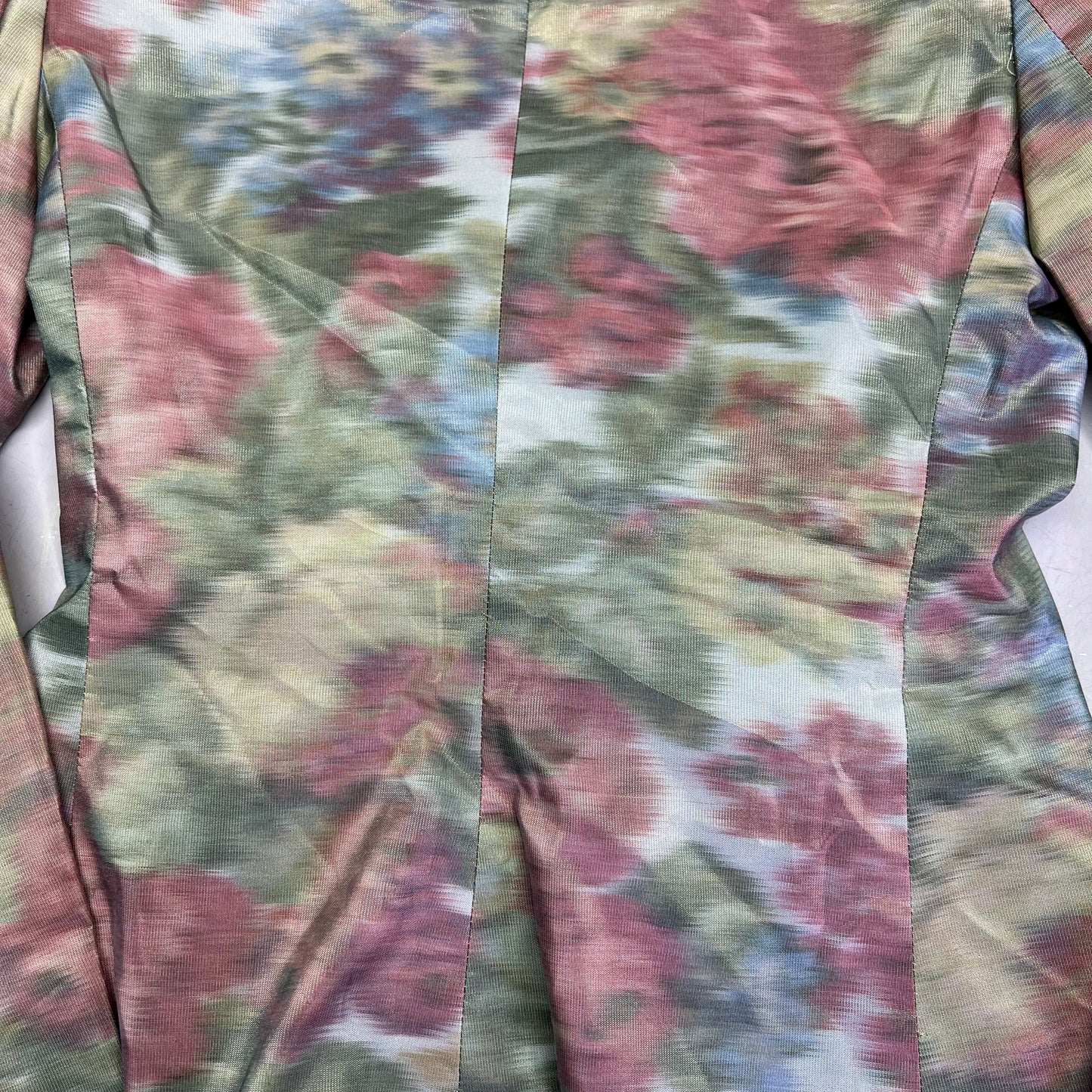 ARMANI COLLEZIONI Floral Print Blazer w/ Button Rose Women's Sz 4 (Pre-Owned)