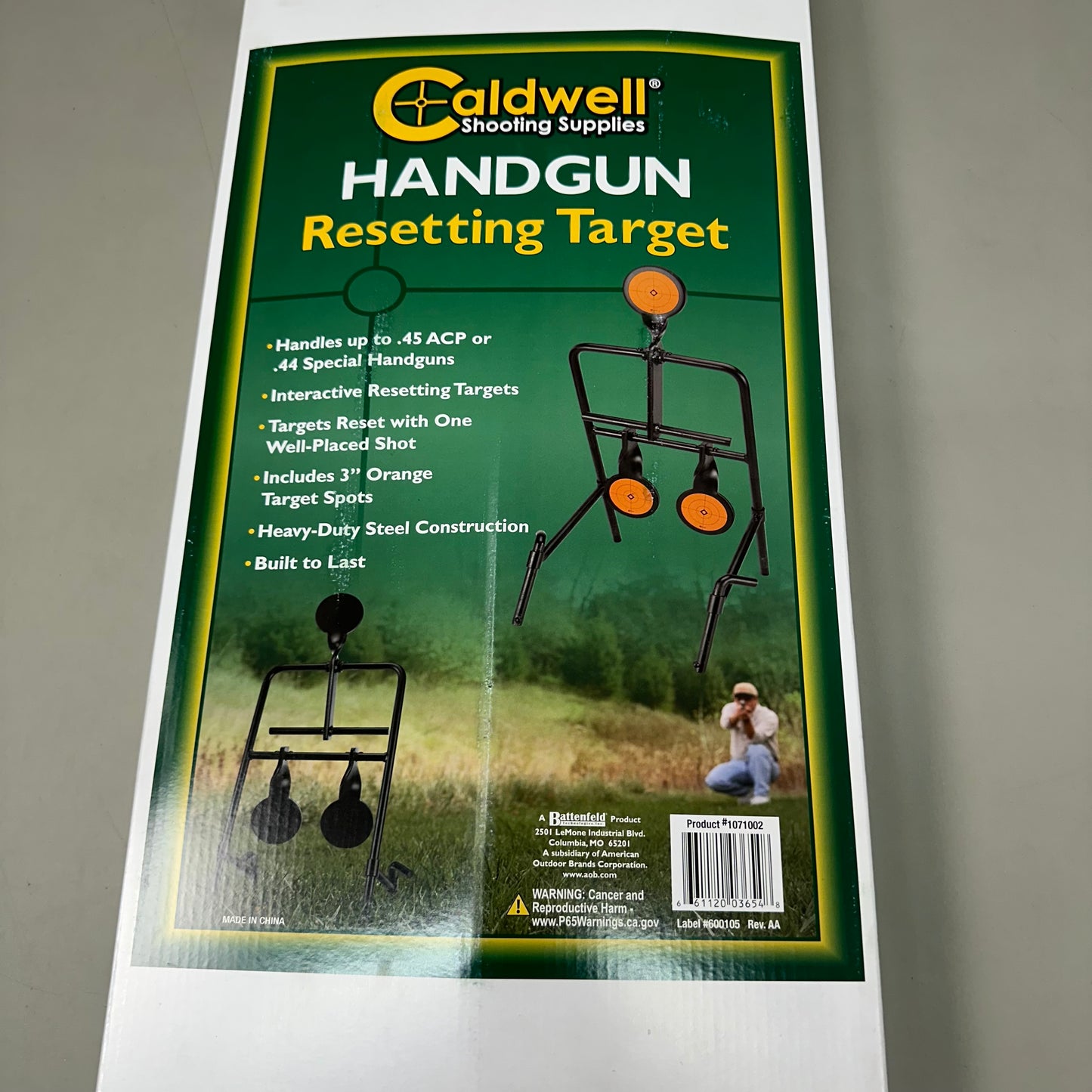 CALDWELL Handgun Resetting Target Shooting 1071002 (New)