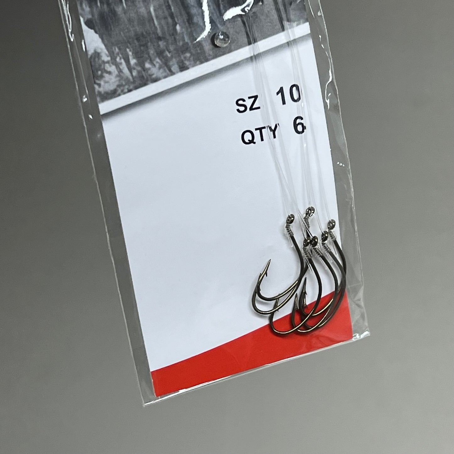 EAGLE CLAW (12 PACK) Snelled Kahle Wide Bend Fish Hooks Bronze #10 6pc 147-10