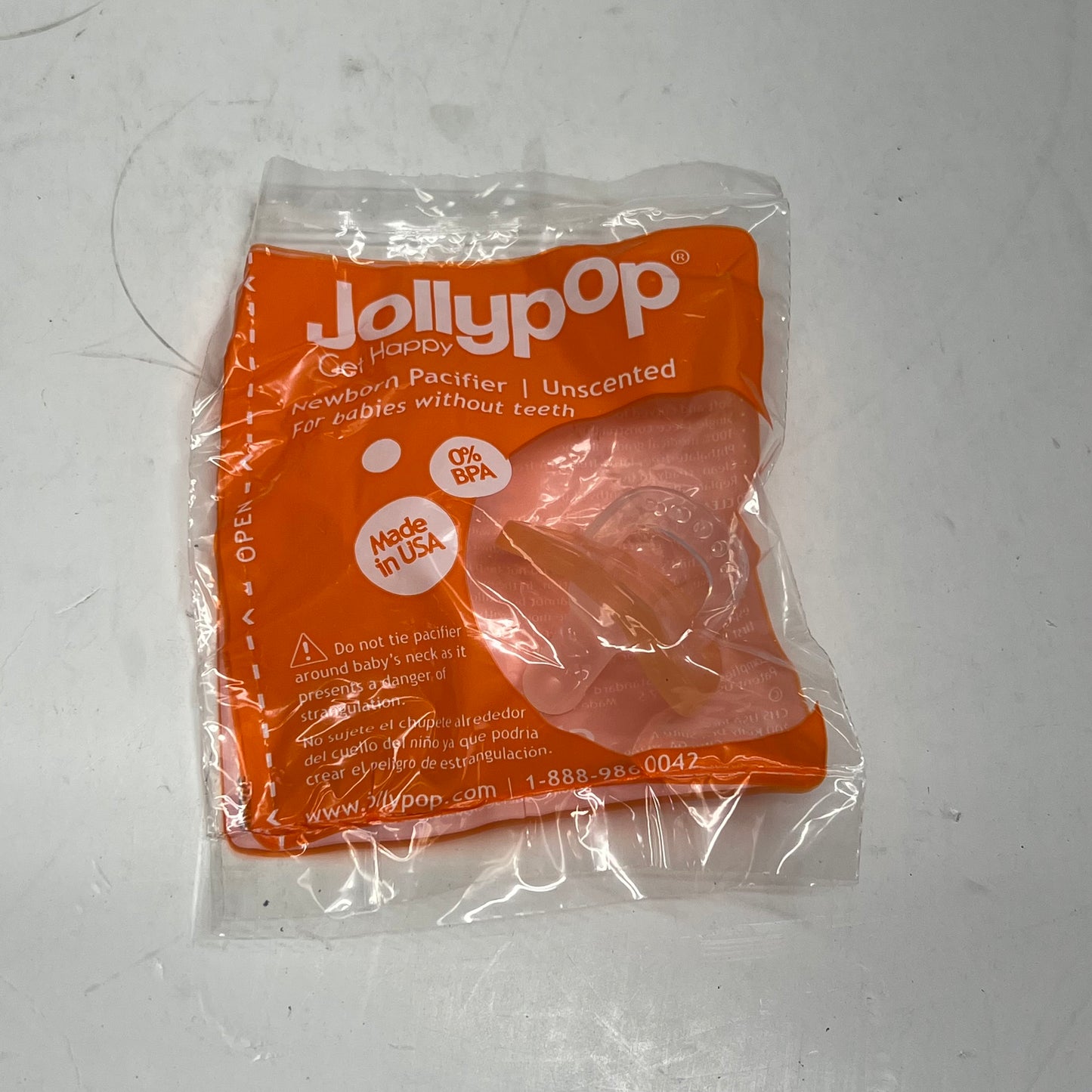 NOVA PLUS (10 PACK) Infant Pacifier Unscented  0-3 Month Orange VPJP1303100
