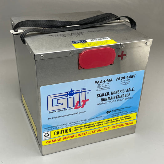 GILL LT The Original Equipment Aircraft Battery Sealed Lead Acid 24V 7638-44ST