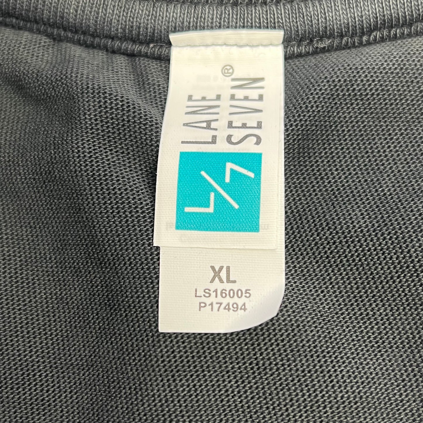 ZA@ LANE SEVEN (12 PACK) Urban Heavy Tee Garment Dye Short Sleeve Unisex Sz XL Pigmented Black