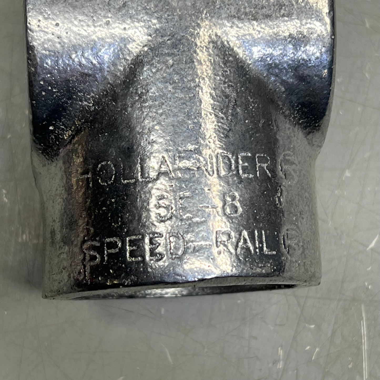 HOLLAENDER Aluminum Lightweight Structural Fitting Tee-E 1-1/2"  Chrome 5E 8