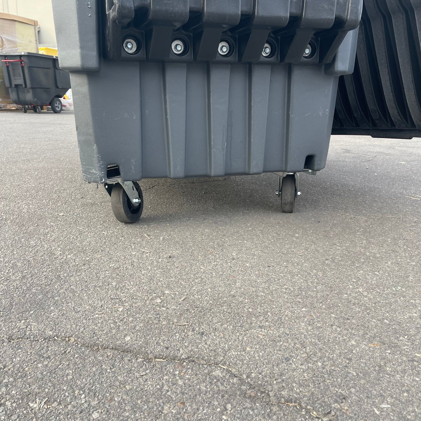 Z@ TOTER Front Load Mobile Trash Container 2 cubic yard, 78”x52”x44” FL020