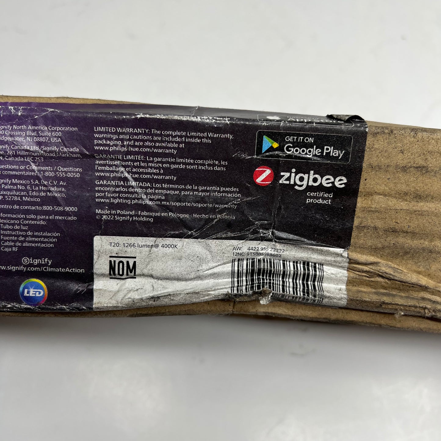 PHILIPS Play Gradient Light Tube for 60-85" TV's Multicolor 915005988602 (As-is)
