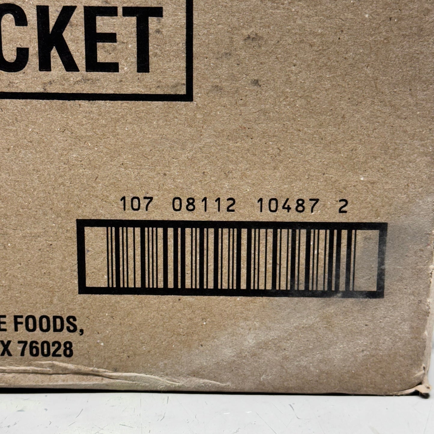 ZA@ KETCHUP (1500 Count) Packet 29.76 Lbs 123313 BB 12/25 (New Other, Distressed Box) AA