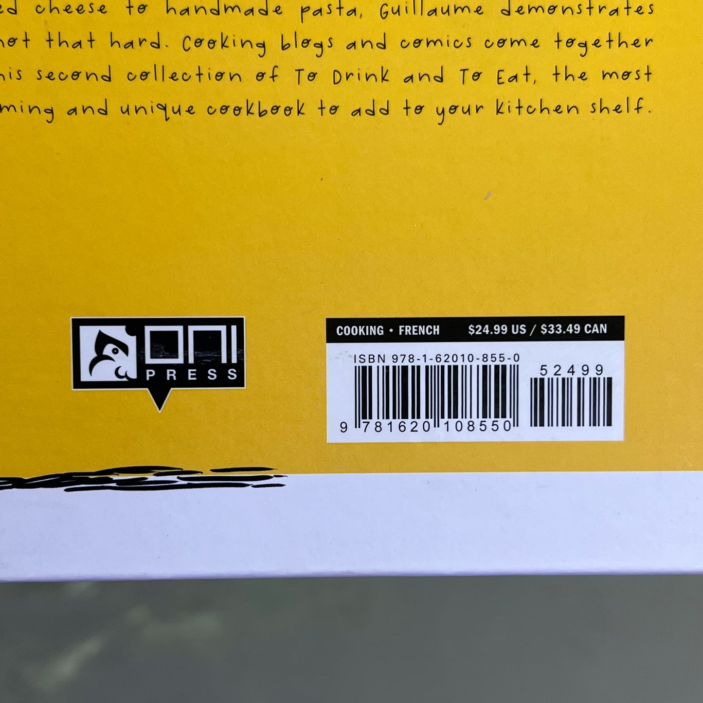 TO DRINK & TO EAT  More Meals & Mischief From A French Kitchen Vol. 2 Hardback