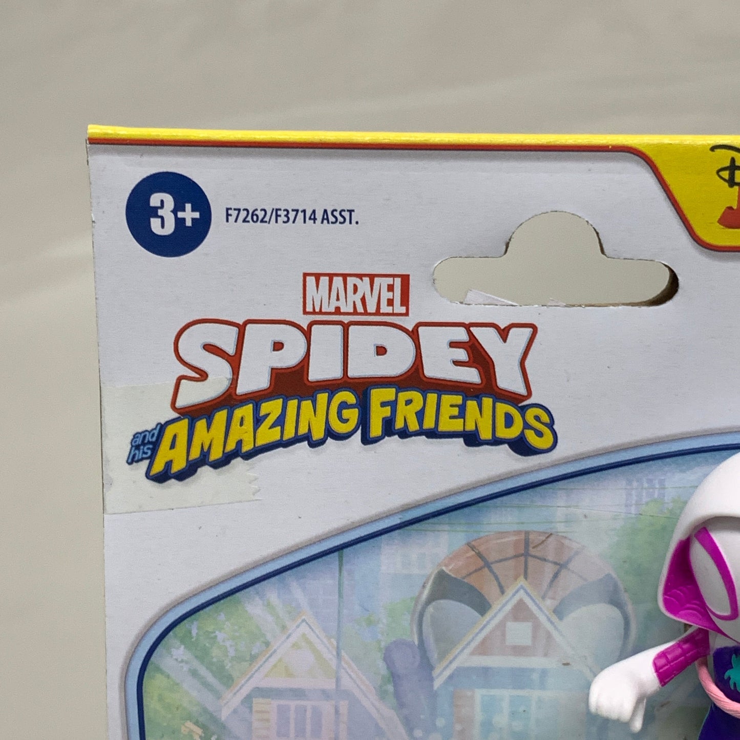 ZA@ HASBRO Marvel Spidey and His Amazing Friends Ghost-Spider Figurine With Motorcycle 5010994181666 A