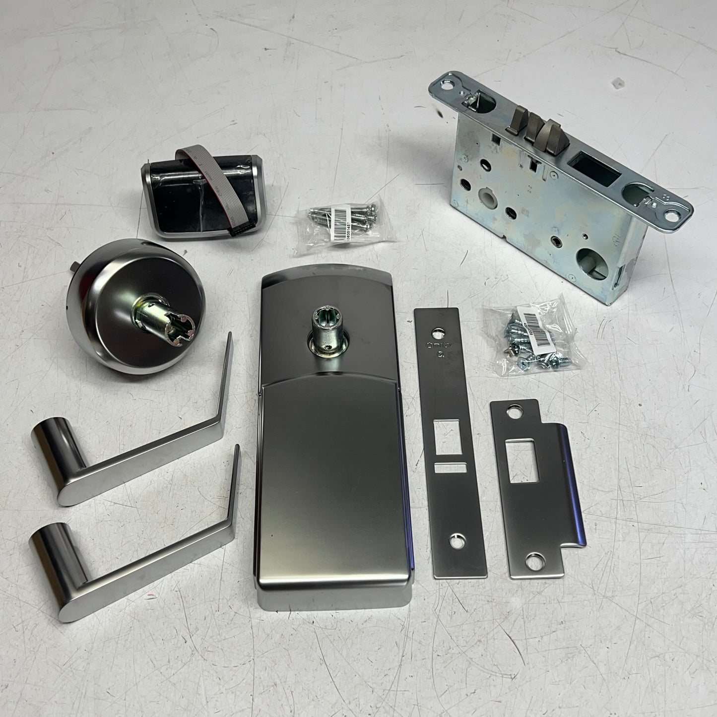 ONITY Bluetooth Mobile Access Advance Trillium Lockset 2 Pc Design Chrome 90235