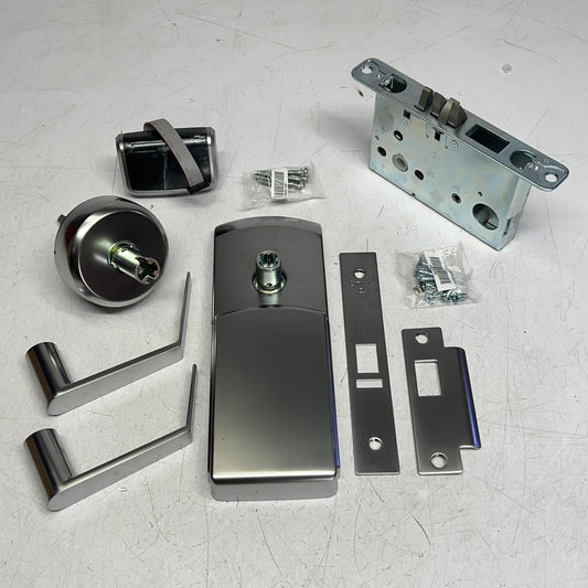 ONITY Bluetooth Mobile Access Advance Trillium Lockset 2 Pc Design Chrome 90235