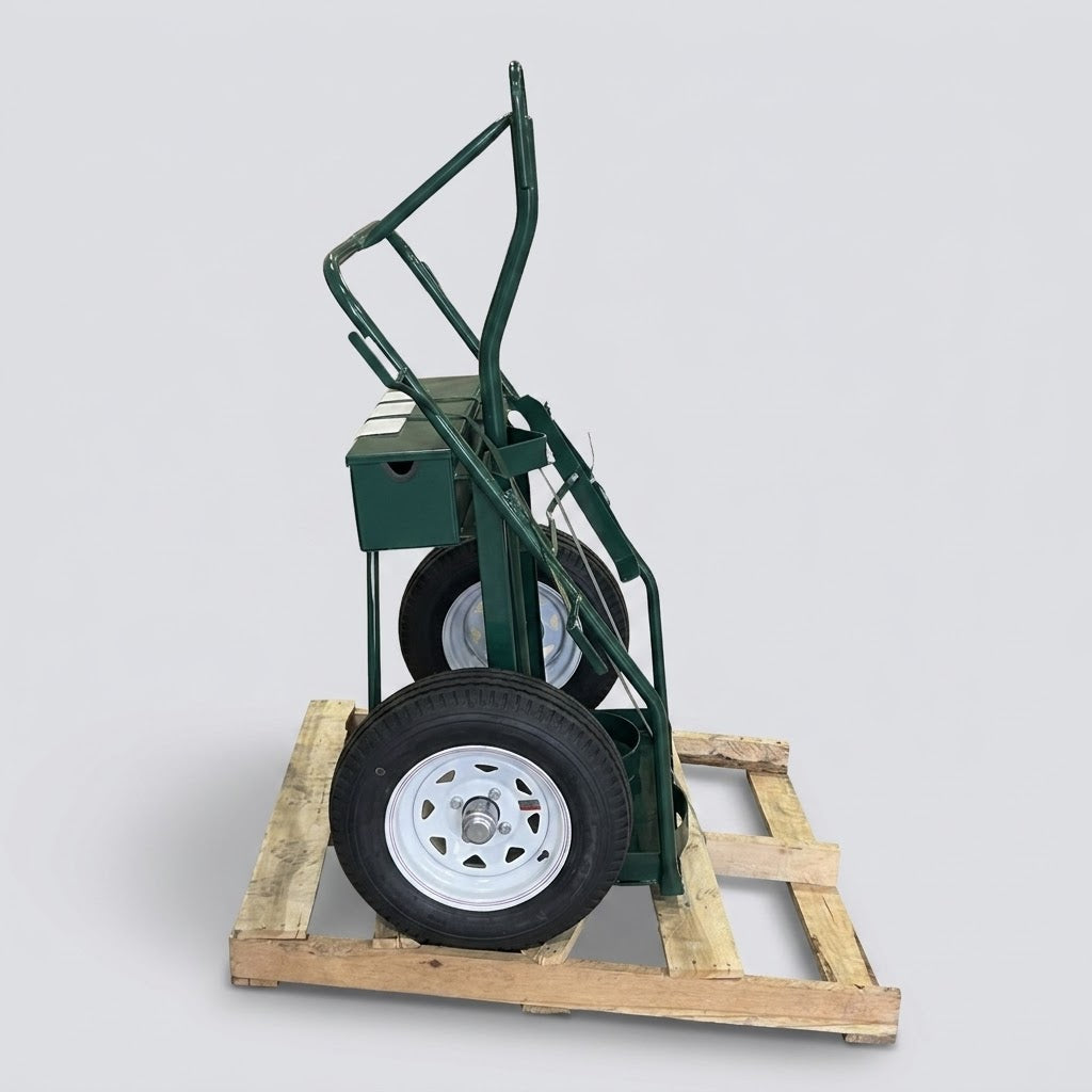 HARPER Industrial 2-Cylinder Welding Cart for Oxygen & Acetylene Tanks with Tool Box 950-34
