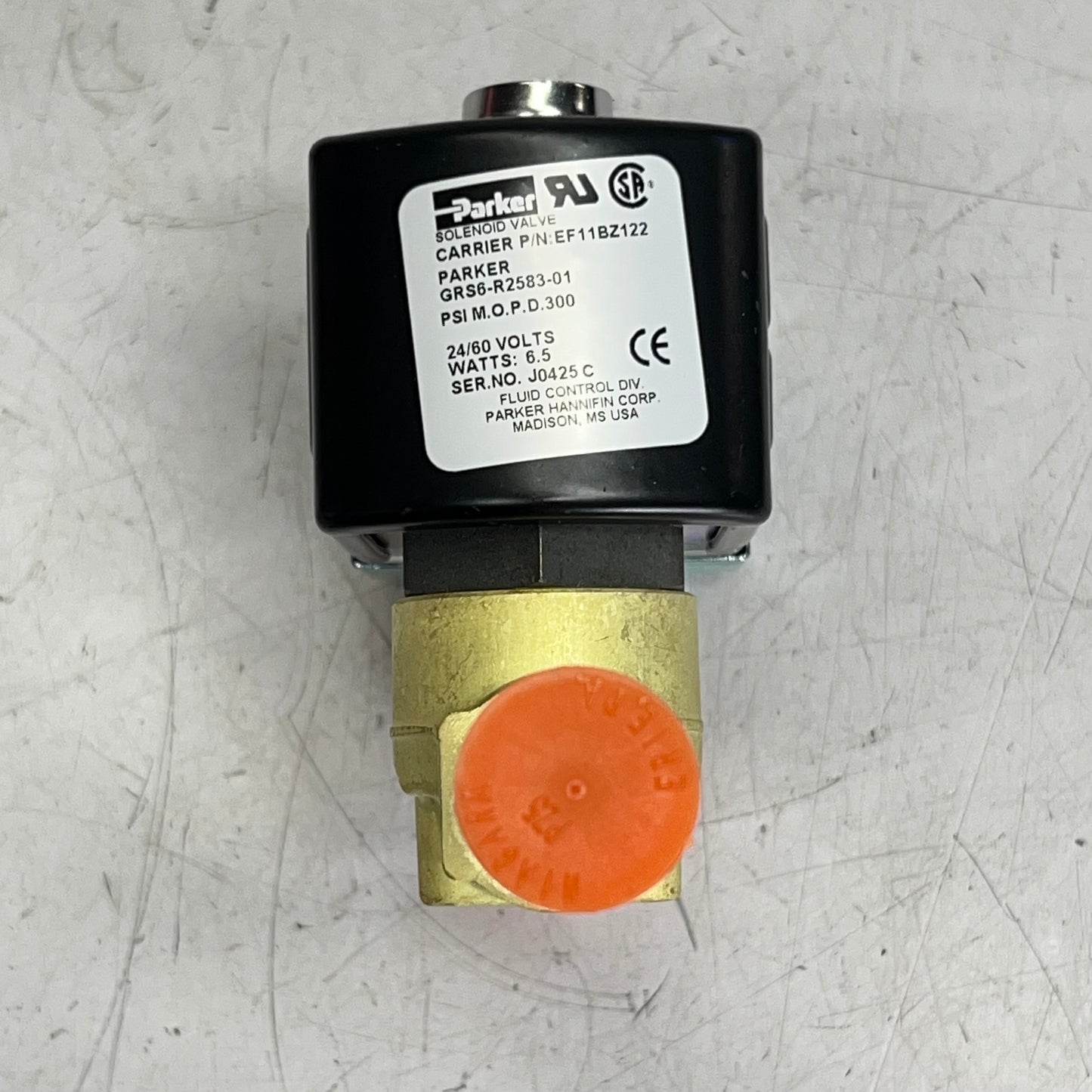 PARKER Liquid Line Solenoid Valve Supports R410a & R454b 3/8" KHALS0401LLS