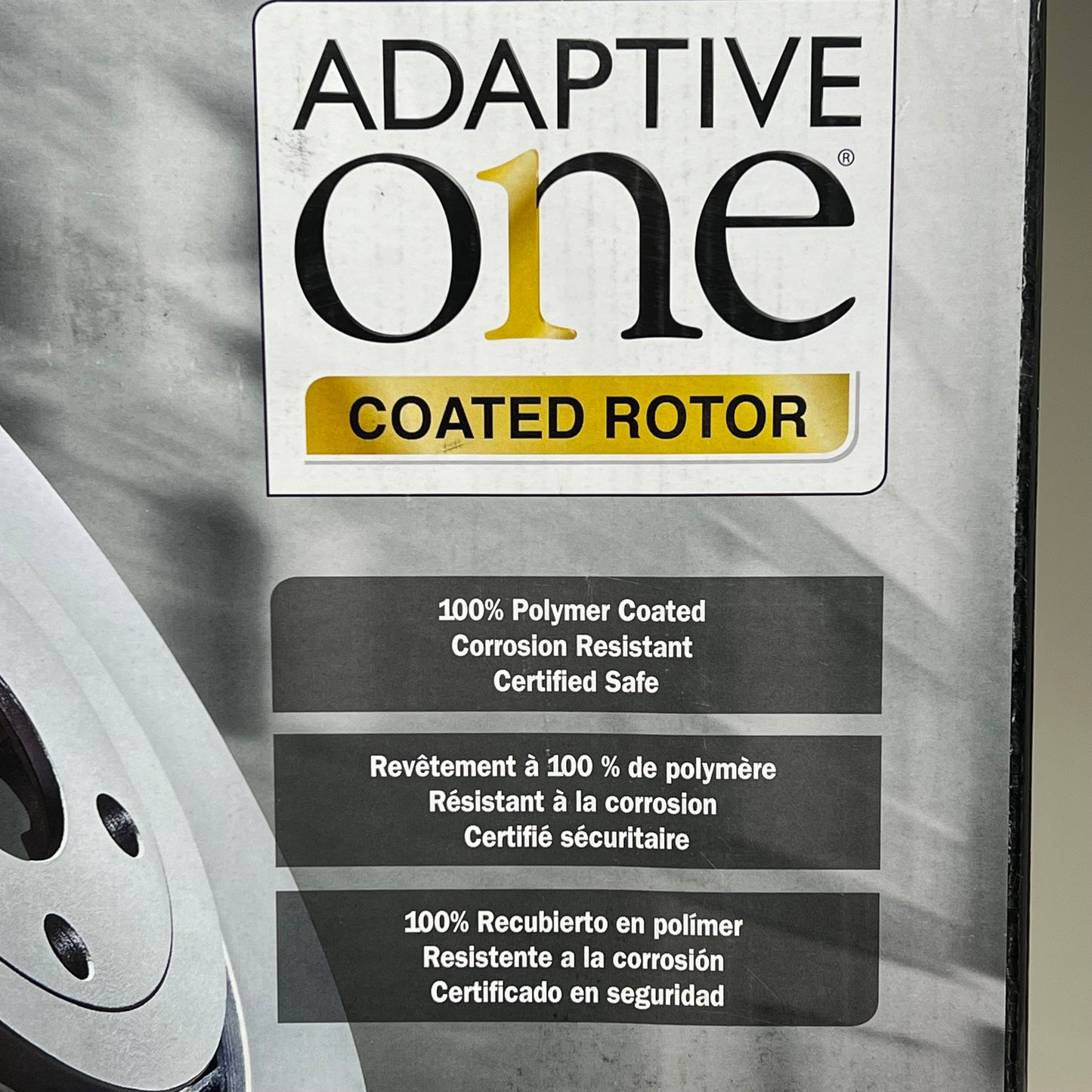 ADAPTIVE ONE Vented Cast Iron Polymer Coated Rotor for Honda & Acura 880515CR