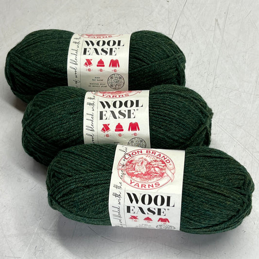 LION BRAND (3 PACK) Wool Ease Yarn Sz 197 yd, 55027