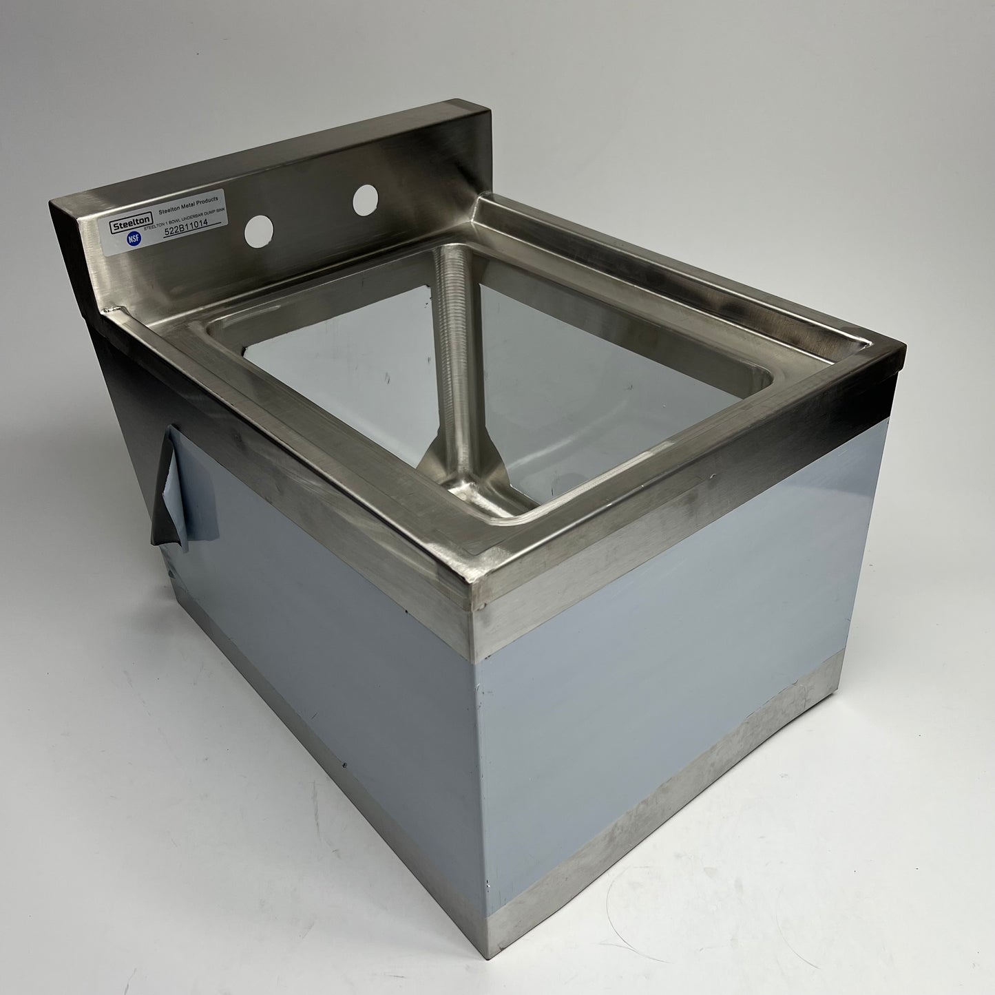 STEELTON Underbar Dump Sink 2" Drain 15"x18 3/4" 304 Stainless Steel 522B11014