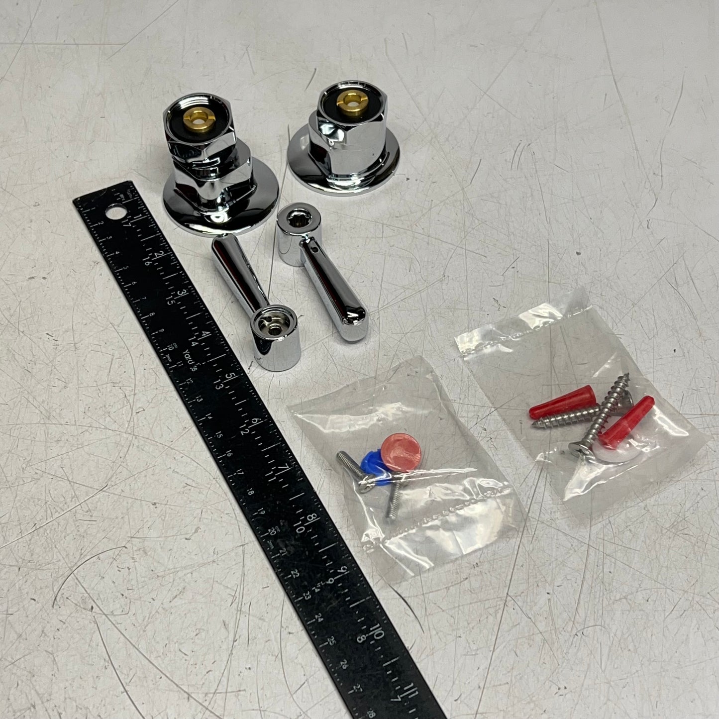 ZURN Wall-Mount Sink Faucet 6" Vacuum Breaker Spout Chrome Z843M1-XL-CS