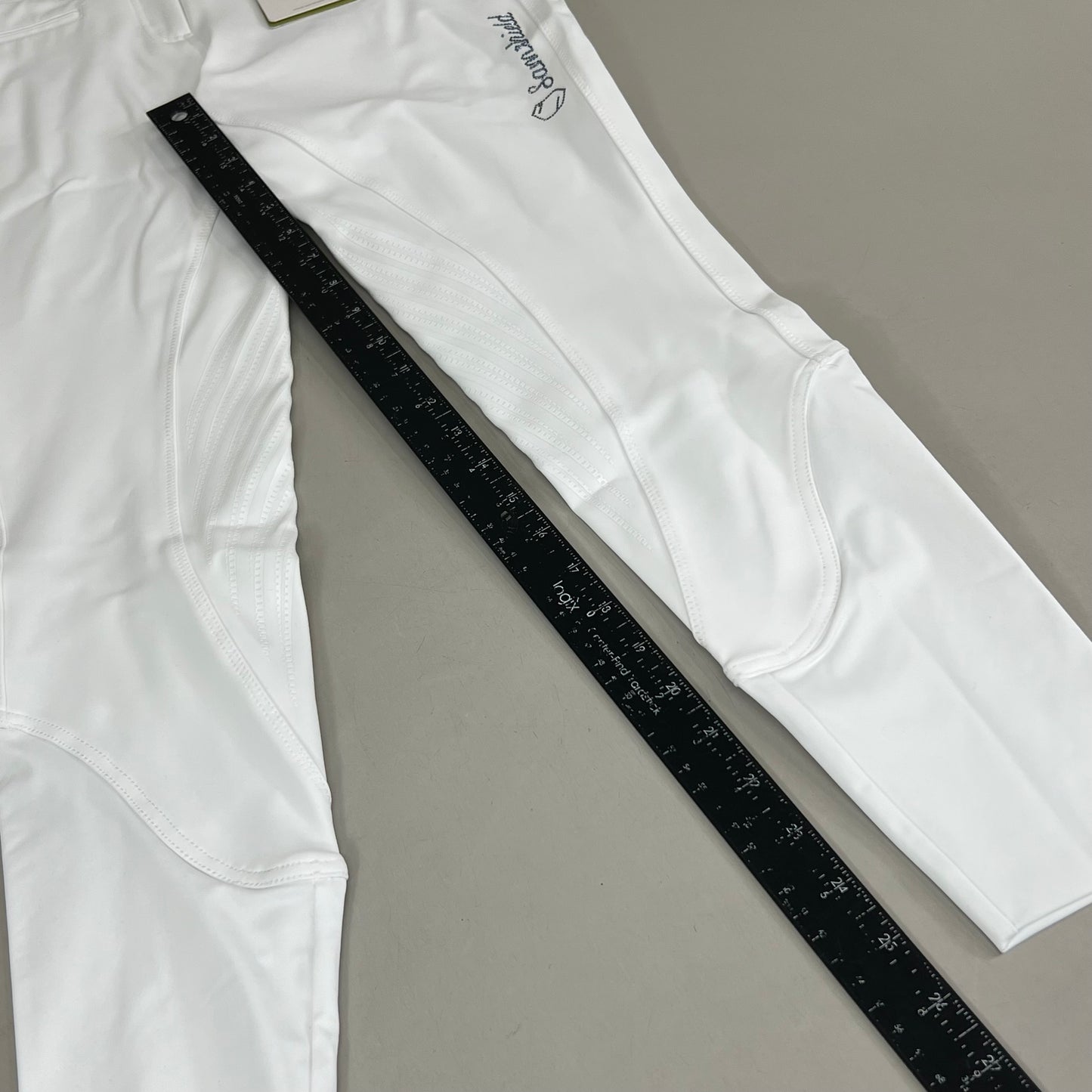 SAMSHIELD Adele Premium Equestrian Pants Women's Sz US 26, UK 8, FR 36 White