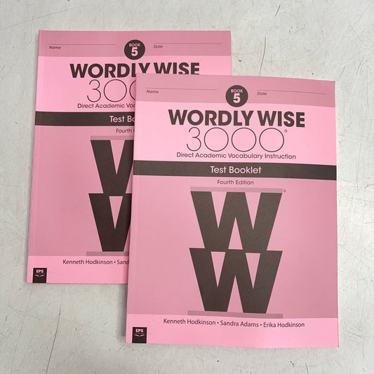 WORDLY WISE 3000 (2 PACK)  Direct Academic Vocabulary Instruction Tests 4th Ed