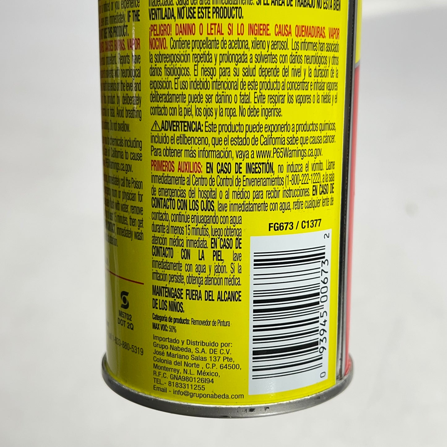 GOOF OFF (2 PACK) Pro Strength Graffiti Remover Gelled Formula Spray 16oz FG673