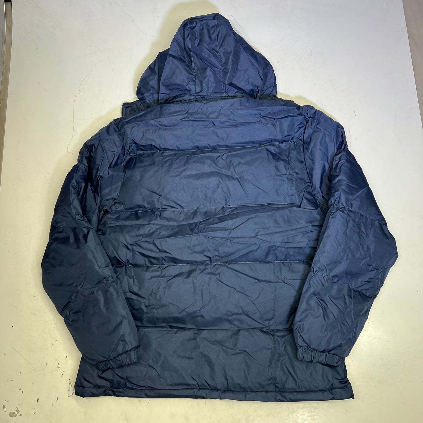 AMERICAS SUPPLIER Heavyweight Zip Up Coat Jacket Men's Sz L Navy Blue 2383077