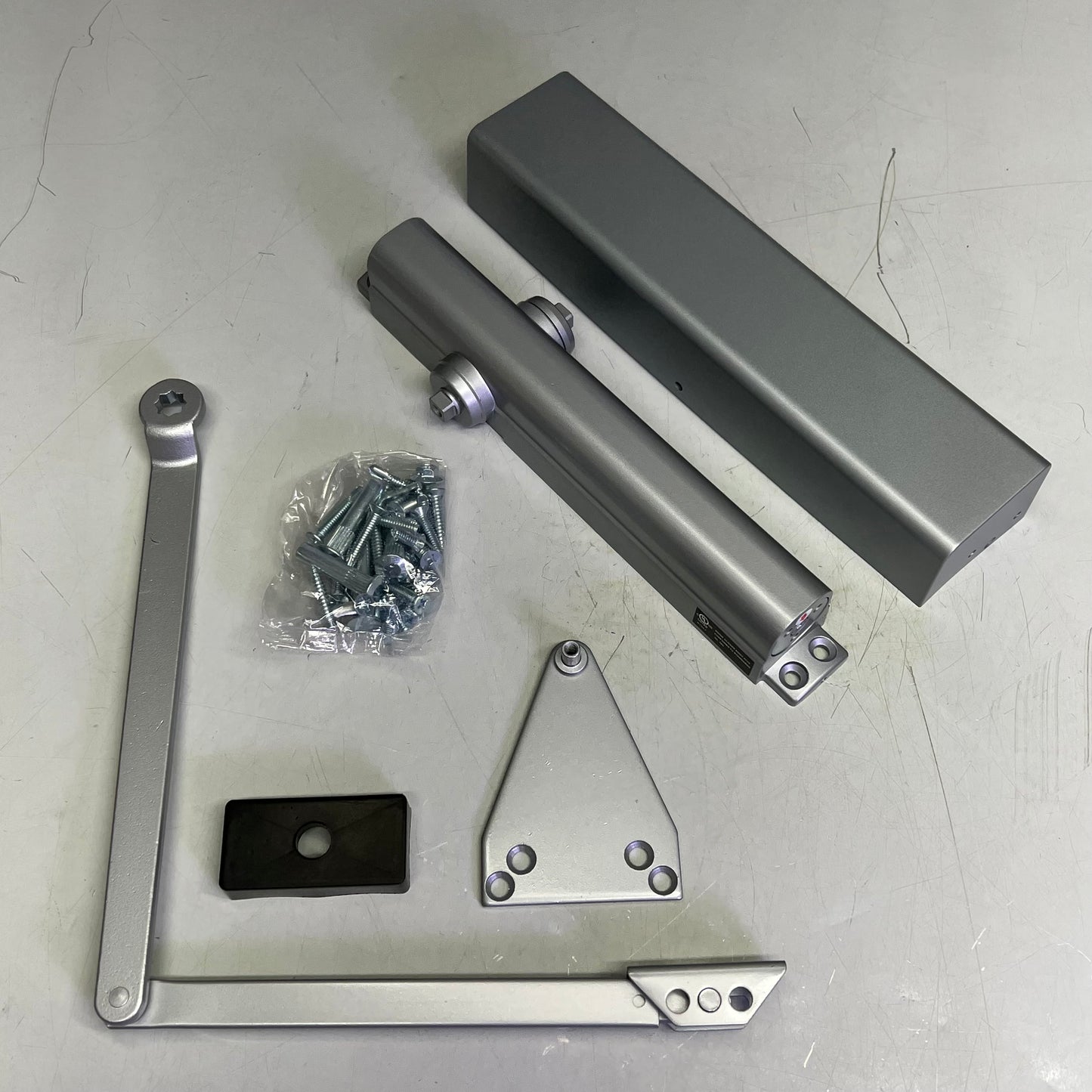 FALCON Door Closer Grade 1 Fully Adjustable  Sizes 1-6 Aluminum AL/689 SC81A