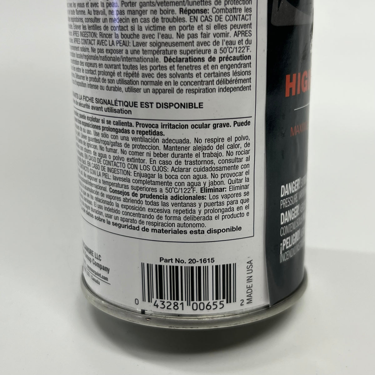 SEYMOUR Paint Big Rig Seymour Gloss Frame Black High Solids Enamel 16 oz. M723800