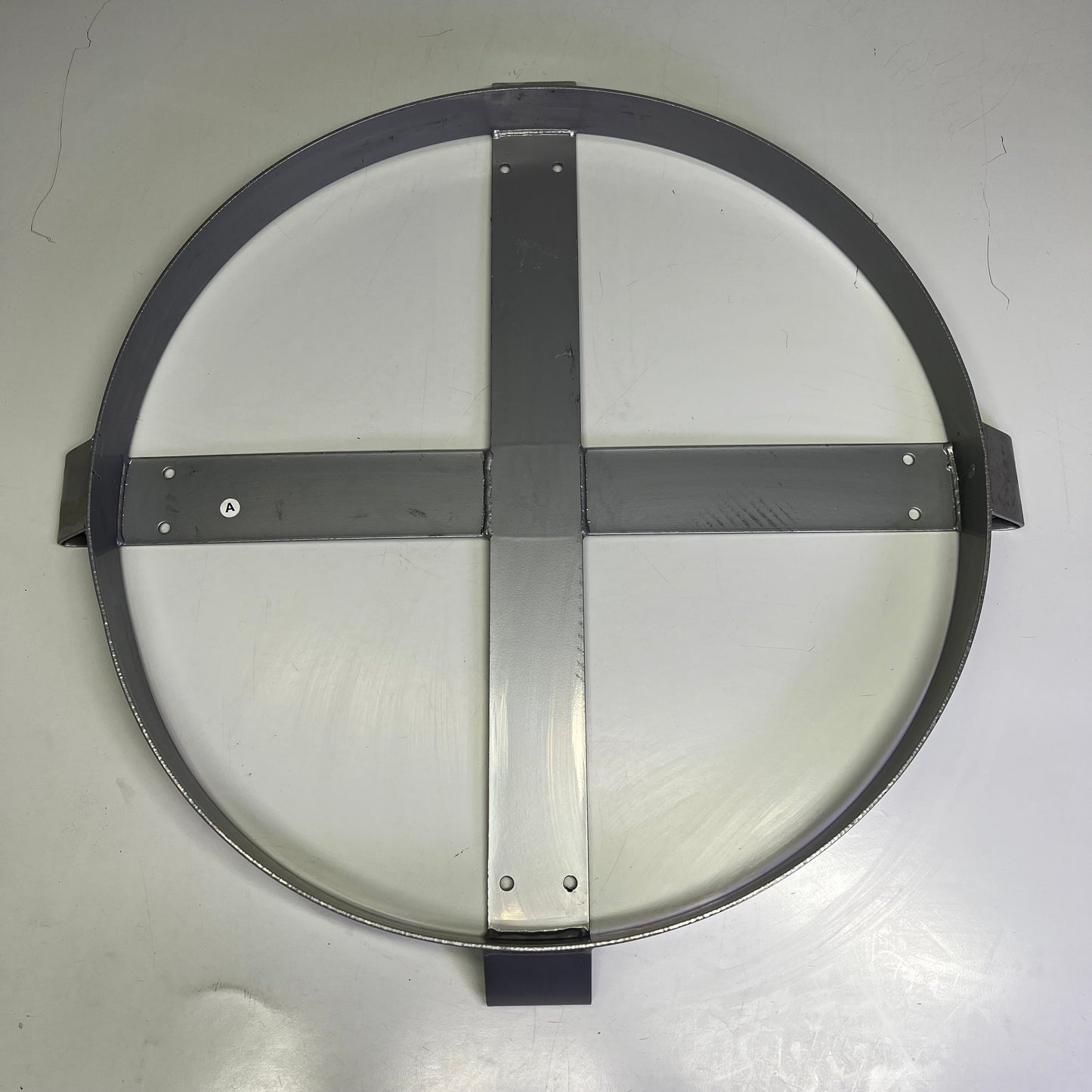 PENTAGON 55 Gallon Drum Dolly W/ Hardware 26.5" x 26.5" Gray 83-DT5493 5042