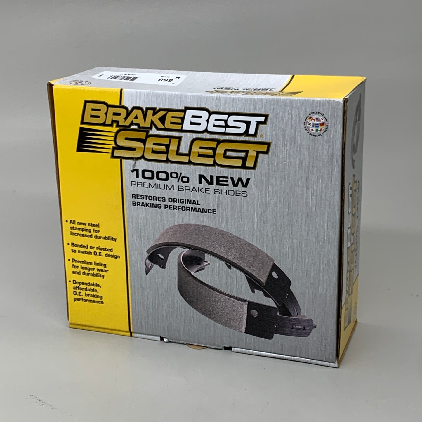 BRAKE BEST SELECT Premium Brake Shoes 4PK 868 (New Other)