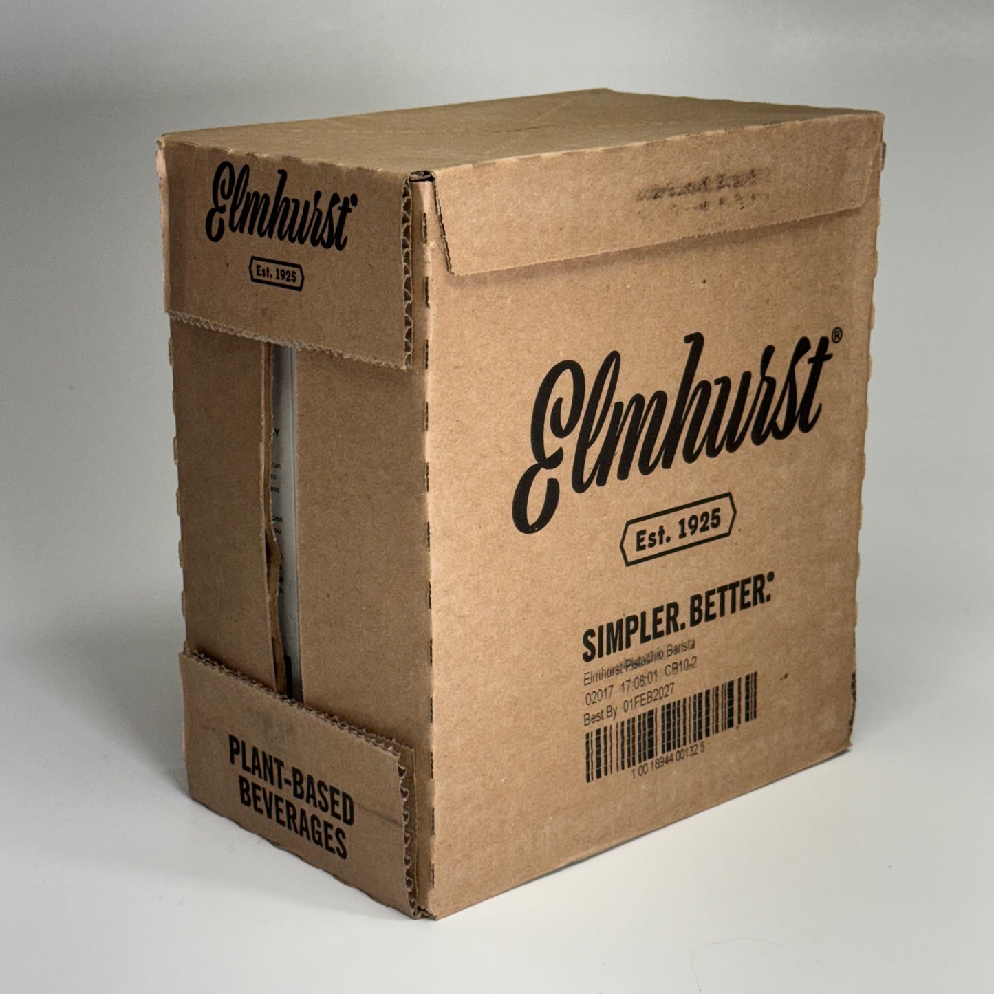 ELMHURST (6 PACK) Milked Pistachio Barista 32 fl oz. BB 02/27