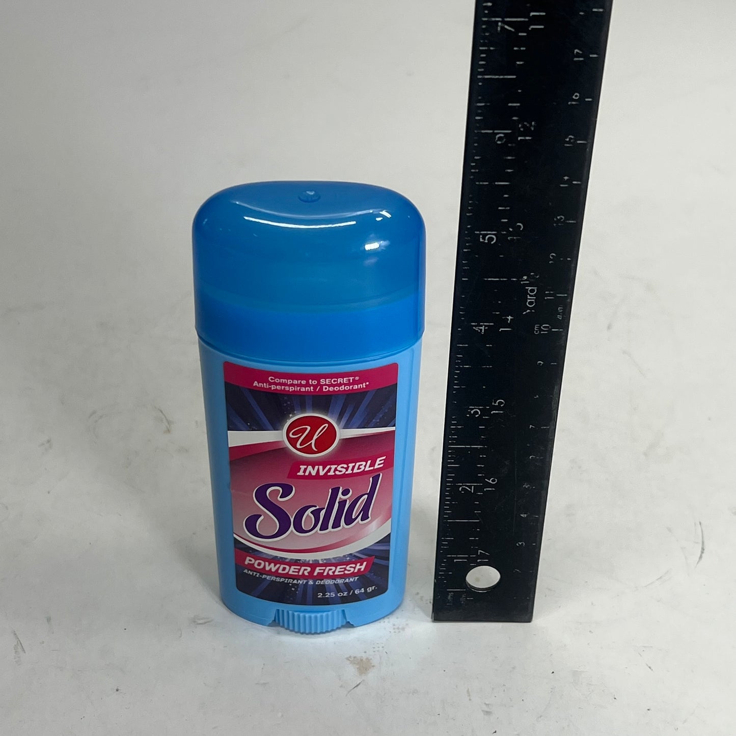 ZA@ U (3 PACK) Invisible Solid Anti-perspirant & Deodorant Powder Fresh Scent 2.25oz