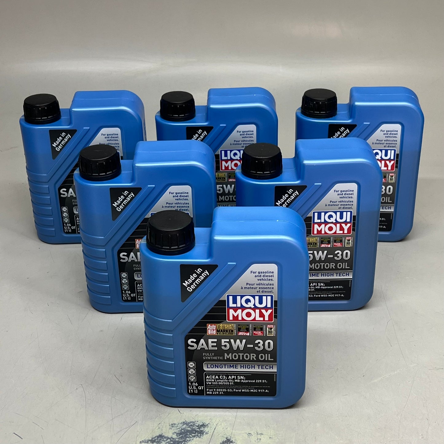 LIQUI MOLY (6 PACK) All Season Longtime HighTech Engine Engine Oil 5W-30 1L 2038