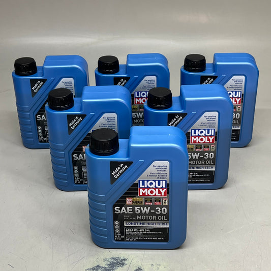 LIQUI MOLY (6 PACK) All Season Longtime HighTech Engine Engine Oil 5W-30 1L 2038