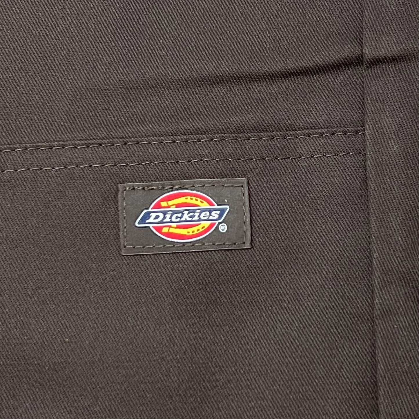 DICKIES Loose Fit Double Knee Work Pants Men's Sz 44X30 Dark Brown 85283DB