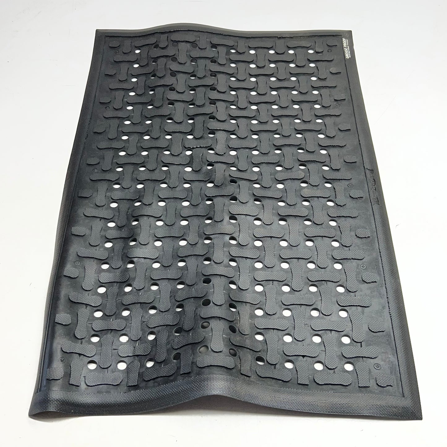 COMFORTFLOW Grease Proof Mat Sz 33.5"L x 22.5"W, Black