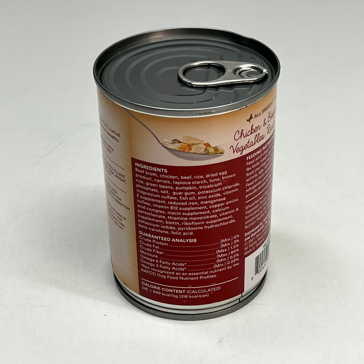 ZA@ WHOLE HEARTED  (8 PACK) Plus Chicken & Beef, Vegetables & Brown Rice Recipe Stew  BB 02/29