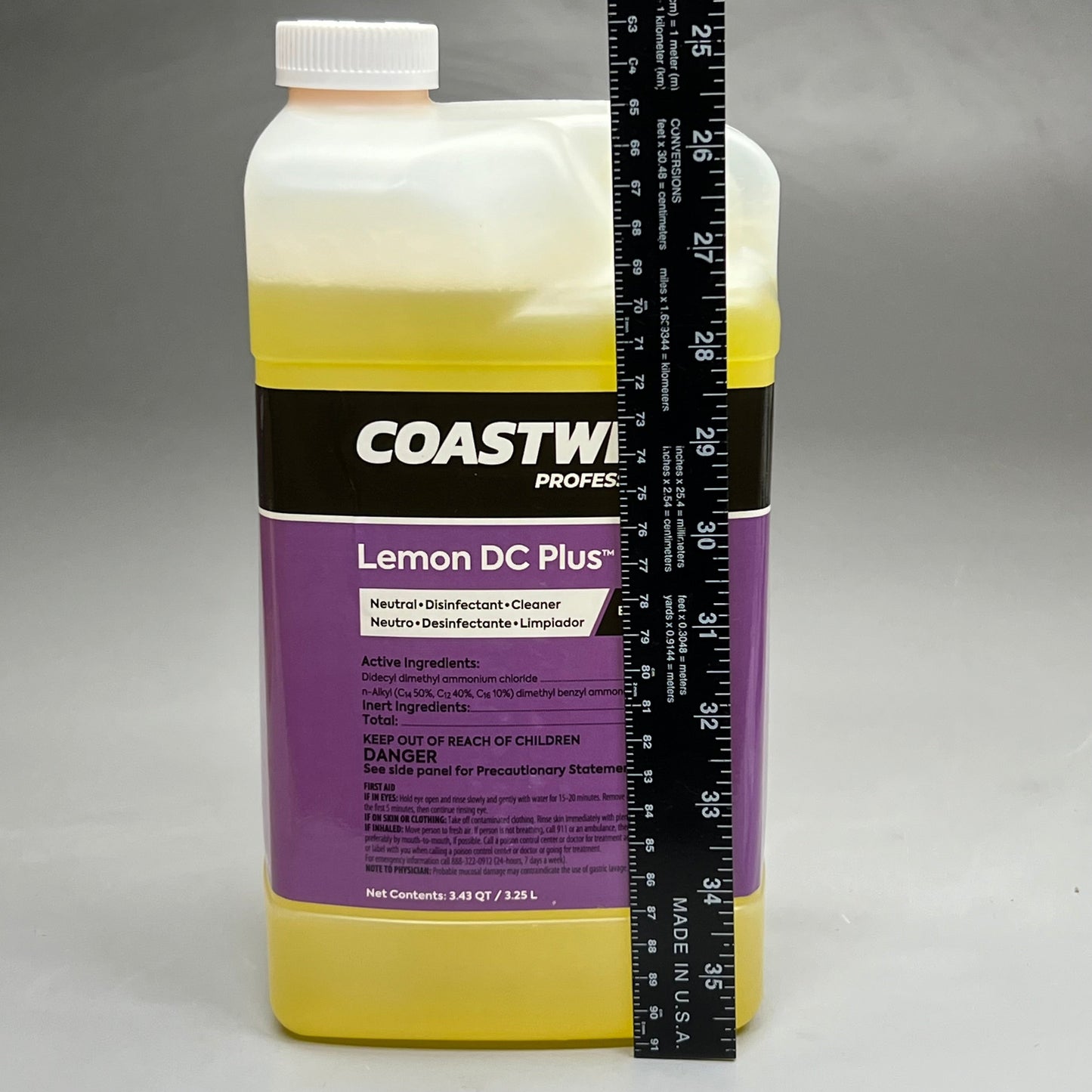 ZA@ COASTWIDE PROFESSIONAL (2 Pack) Concentrate Cleaner Lemon DC Plus 3.25 L C