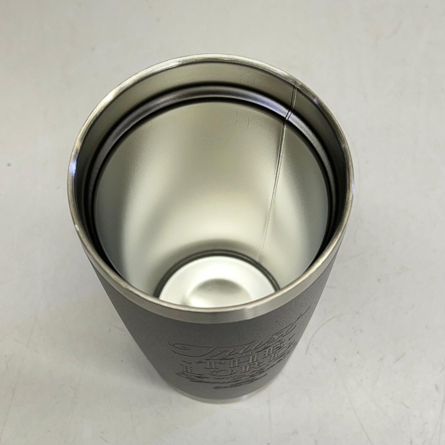 CHRISTIAN ART GIFTS Trust in the Lord Stainless Steel Mug 18 oz Taupe SMUG191