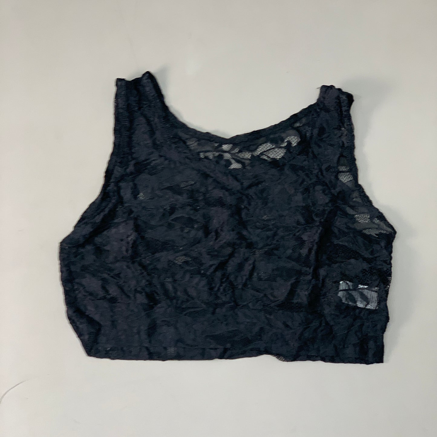 HALFTEE Full Lace Tank Nylon & Spandex Blend Floral Black M (23)