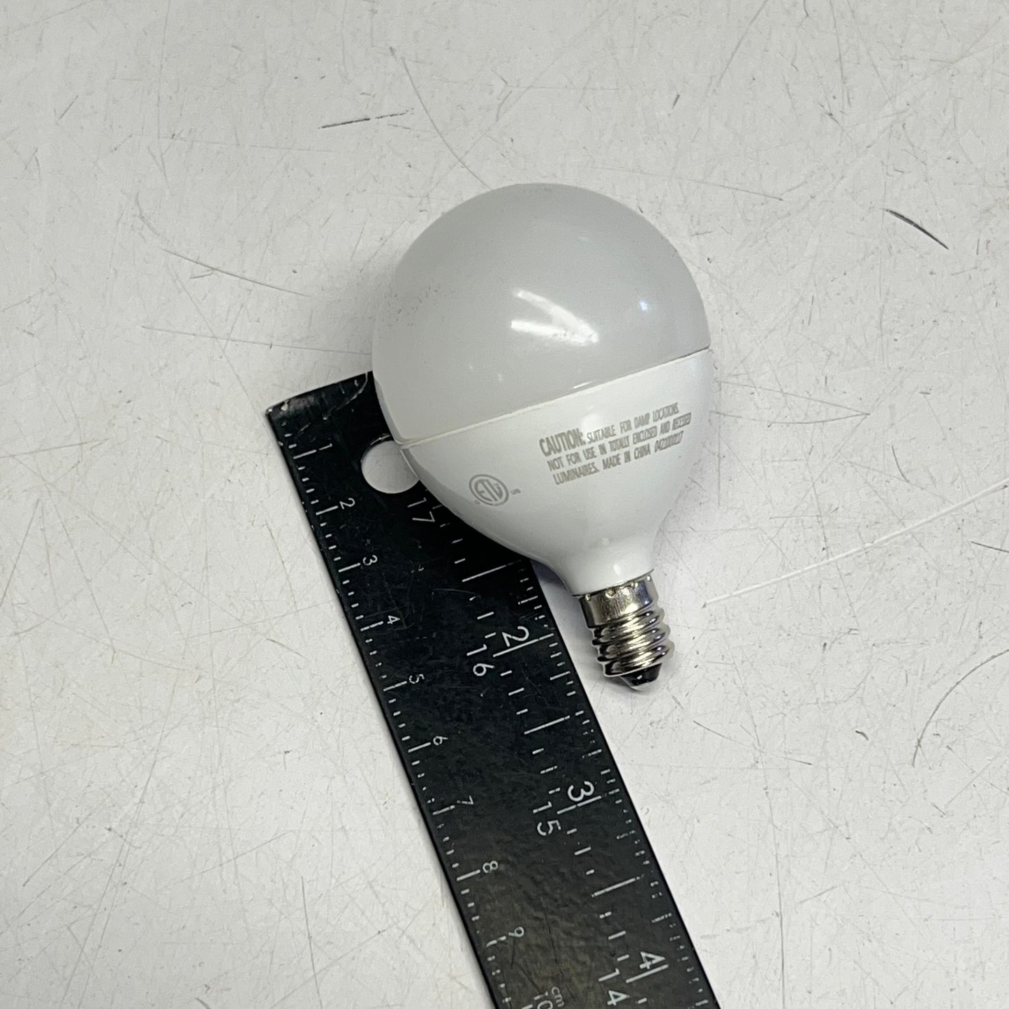 SUNLITE (4 PACK) Dimmable Led Candelabra Base G16.5 E12 Warm White 80651